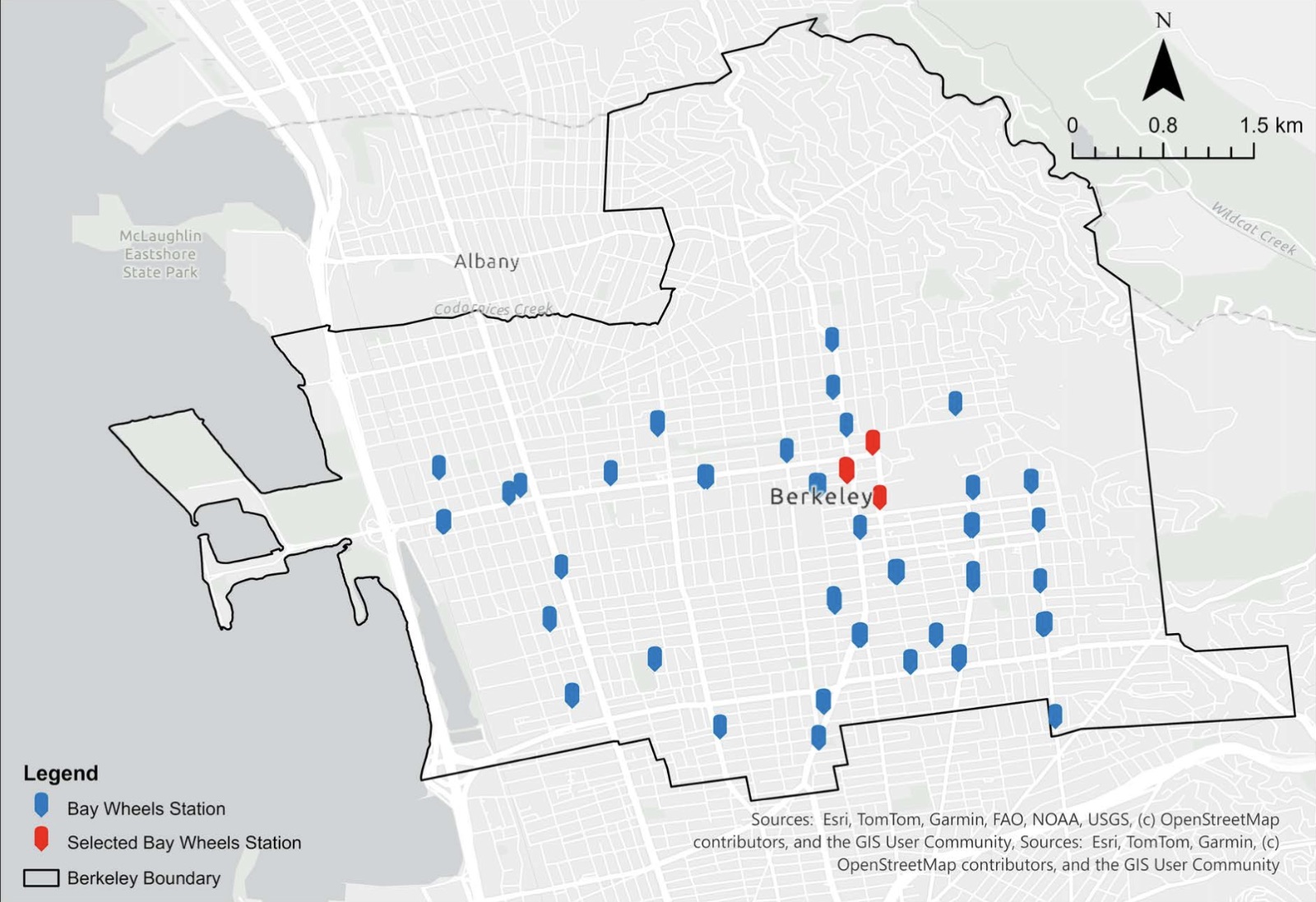 Bay Wheels GIS analysis